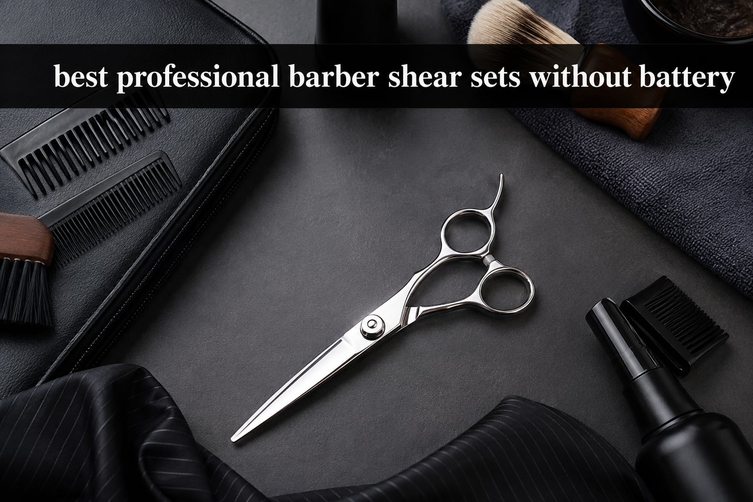 best professional barber shear sets without battery